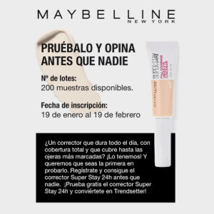 Maybelline Product Testing